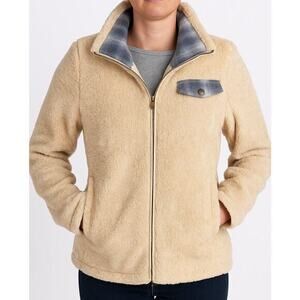 Pendleton‎ Full Zip Sherpa Fleece Teddy Jacket Plaid Women's Size L